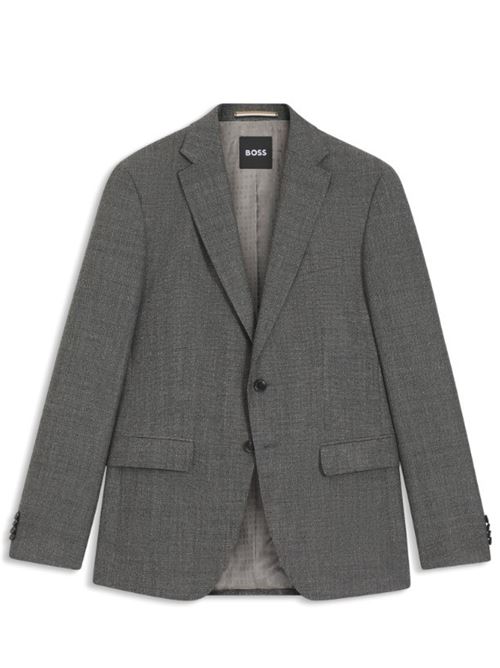 Virgin wool jacket with micro-pattern BOSS | 50551572 H-HUTSON-251 10275216.030